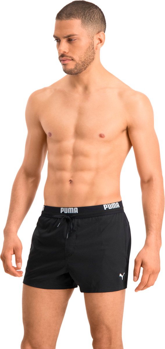 PUMA Swim Logo Short Heren Zwembroek - zwart — afbeelding 5