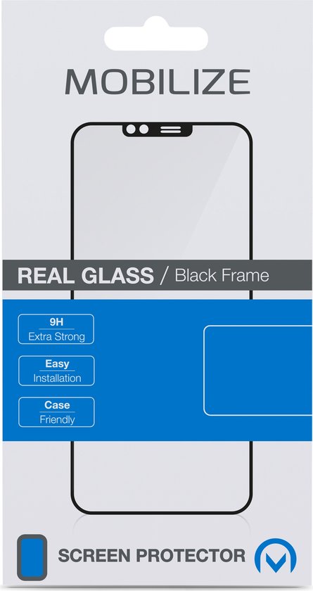 Protecteur d'écran Mobilize compatible avec Apple iPhone 14 Pro Max Verres | Protection d'écran Mobilize Premium - Compatible avec les coques - Zwart
