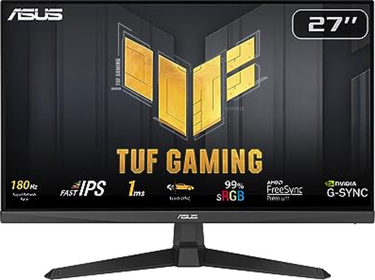 ASUS TUF Gaming VG279Q3A gaming monitor 180Hz, DisplayPort, HDMI, Audio, AMD Free-Sync