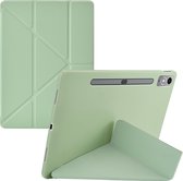 iMoshion Tablet Hoes Geschikt voor Lenovo Tab P12 - iMoshion Origami Bookcase tablet - Lichtgroen