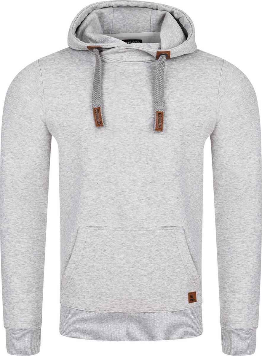 riverso Heren trui RIVNiklas regular fit Grijs S Volwassenen hoodie / capuchon trui