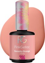 Pink Gellac 286 Serenity Orange Gel Lak 15ml - Oranje Gellak Nagellak - Gelnagellak - Gelnagels Producten - Gel Nails
