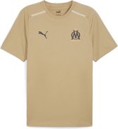 Puma Olympique Marseille Casuals T-shirt Met Korte Mouwen Beige S Man