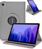 Book Cover Geschikt voor: Samsung Galaxy Tab A7 10.4 (2020) T500 / T505 Multi Stand Case - 360 Draaibaar Tablet hoesje - Tablethoes Grijs