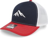 Hatstore- Mountain 3d Navy/White/Red Trucker - Wild Spirit Cap
