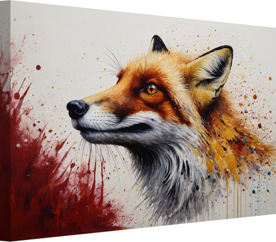 Vos handpop H 30cm - levensechte pluche dieren - Hansa Creation Benelux
