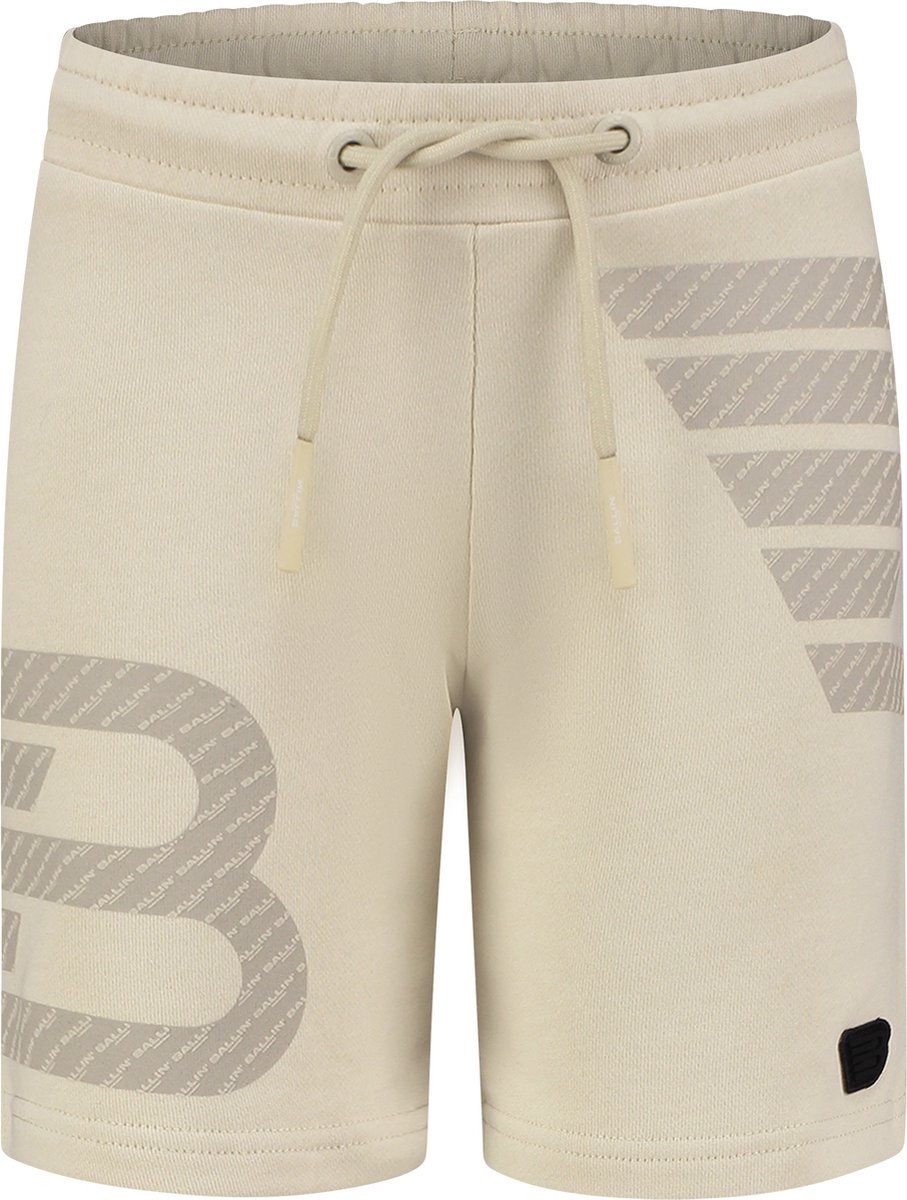 Ballin Amsterdam - Jongens Regular fit Shorts Sweat - Sand - Maat 10