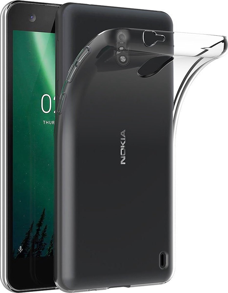 Hoesje voor Nokia 2 backcover Shockproof siliconen Transparant