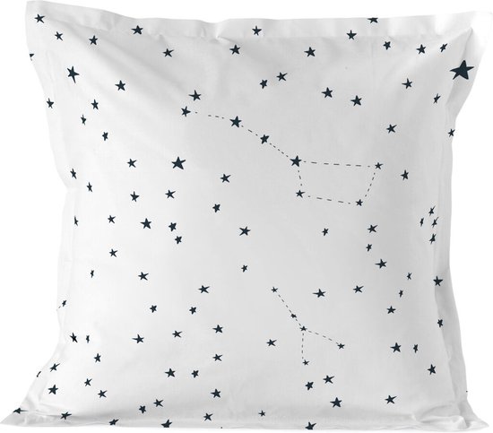 Kussensloop HappyFriday Blanc Constellation Multicolour 60 x 60 cm