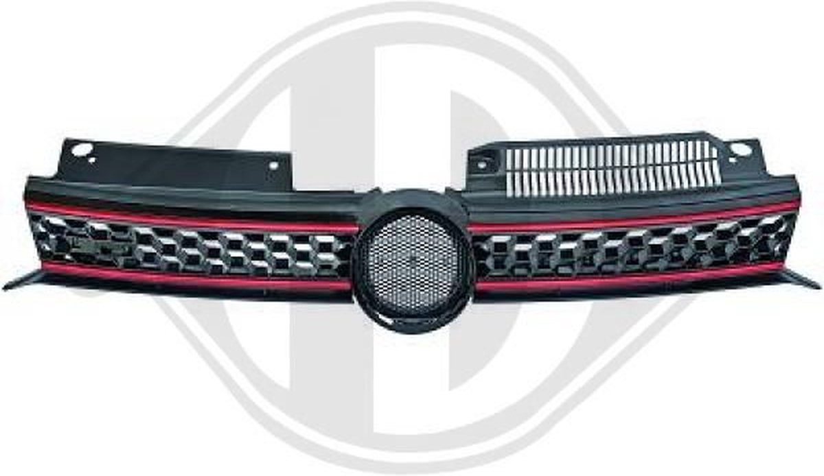 Radiateurgrille - HD Tuning Vw Golf Vi (5k1). Model: 2008-10 - 2014-12