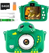 Kindercamera - Kinderfototoestel - Digitale Kindercamera - 64GB MicroSD Inbegrepen
