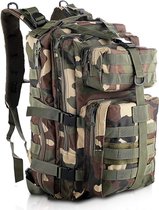 Militaire rugzak tactische rugzak 35 liter legerrugzak Molle Assault Pack voor outdoor activiteiten - wandelen kamperen trekking vissen jacht