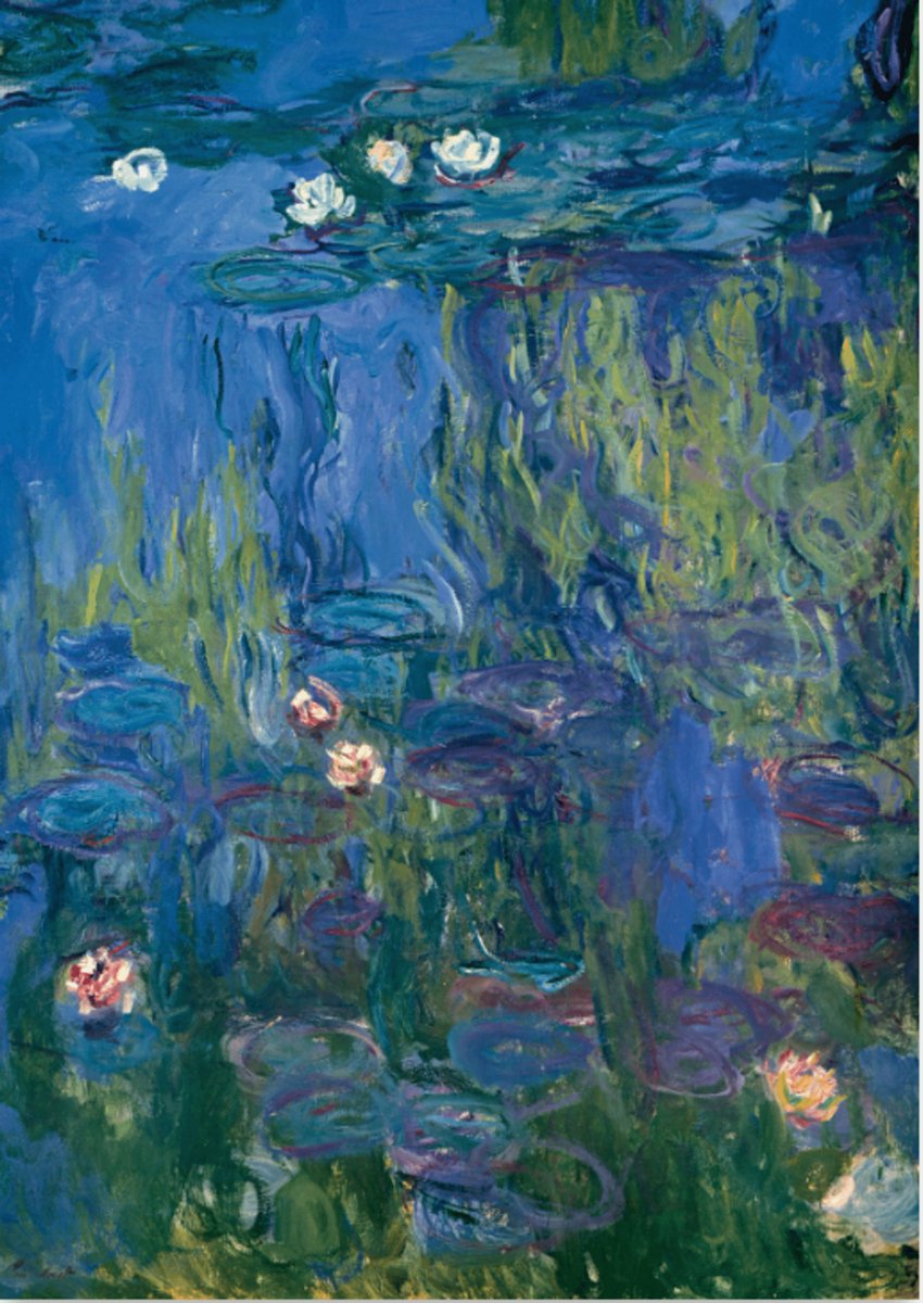 PGM Kunstdruk Claude Monet - Nympheas 21x30cm Divers