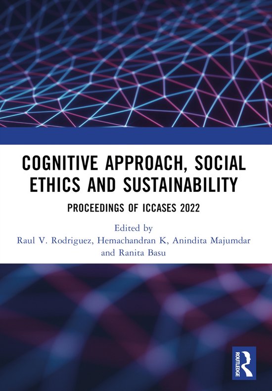Boekomslag: 'Cognitive Approach, Social Ethics and Sustainability' Proceedings of ICCASES 2022.