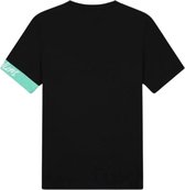 Malelions Captain T-shirt 2.0 zwart / combi, L