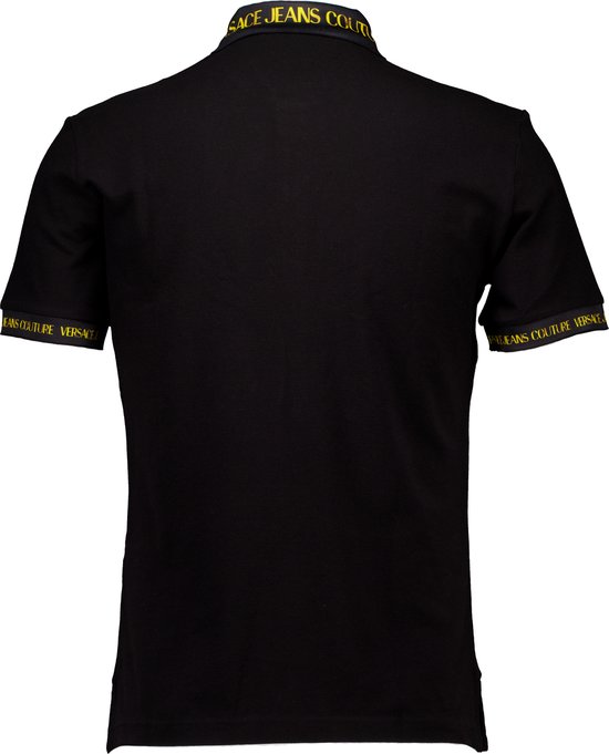 Foto: Versace jeans couture polo watercolor collar black gold