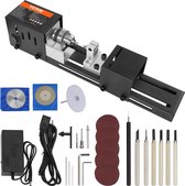 Mini Draaibank - Proxxon - Draaibank hout - Proxxon Draaibank - Draaibank Machine - Mini Draaibank Metaal - Compact - Zwart