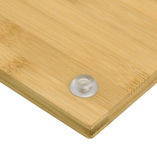 Kookplaatafdekkingen 2 st 50x28x1,5 cm bamboe — afbeelding 3