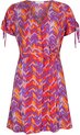 Lofty Manner Jurk Dress Karsina Pe24 Multi Rainbow Print Dames Maat - S