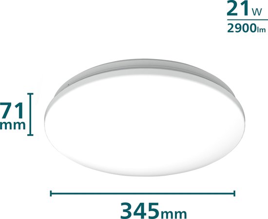 Philips 8720169296046, LED, IP20, Blanc