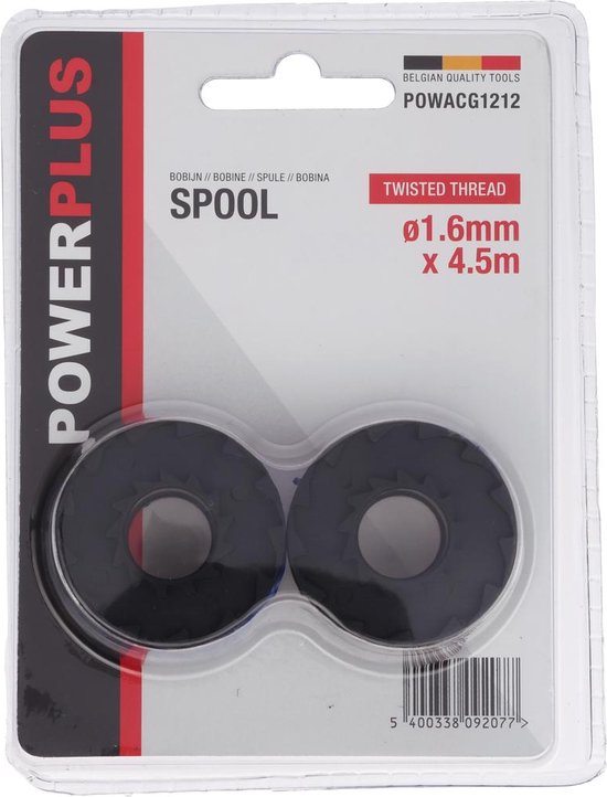 Powerplus POWACG1212 Bobijn - 2pcs - Spoel voor grastrimmer POWDPG7540 van Powerplus — afbeelding 3