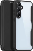 Dux Ducis - Telefoon Hoesje geschikt voor de Samsung Galaxy A55 4G/5G - Skin x - Book Case - Ruimte voor pasjes - Zwart