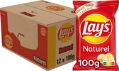 Lay's Naturel - Chips - 12 x 100 gram