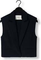 Ruby Tuesday Relin Cropped Waistcoat Blazers Dames - Donkerblauw - Maat 36
