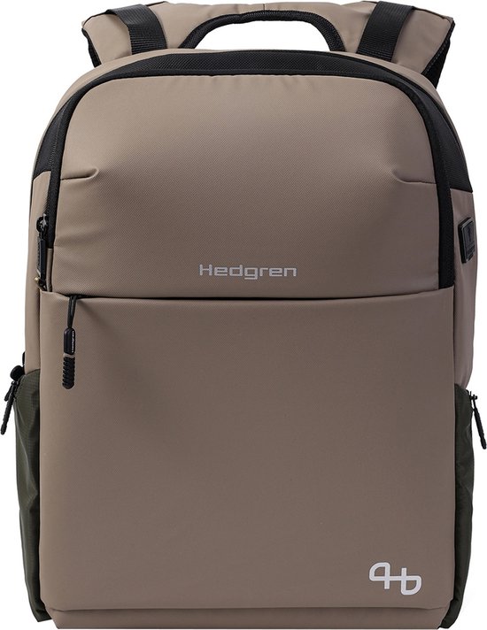 Hedgren Sac à dos pour ordinateur portable / Sac à dos / Sac pour ordinateur portable / Sac de travail - Commute - Beige - 15,4 pouces