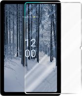 Cadorabo Screenprotector geschikt voor Nokia T21 - Pantser film Beschermende film in KRISTALHELDER Geharde (Tempered) display beschermglas in 9H hardheid met 3D Touch