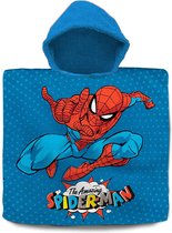 Poncho en coton Spider-man - 60 x 60 CM - Serviette - Nager - Été - Spiderman