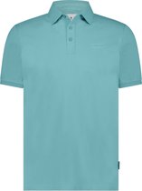 State of Art - Polo Piqué Bleu Azur - Coupe Moderne - Polo Homme Taille L
