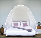 Luxe pop-up muggentent, groot muggennet voor tweepersoonsbed, fijnste gaten, campingnet, vouwontwerp met onderkant, 2 ingangen, eenvoudige installatie, draagtas, geen chemicaliën