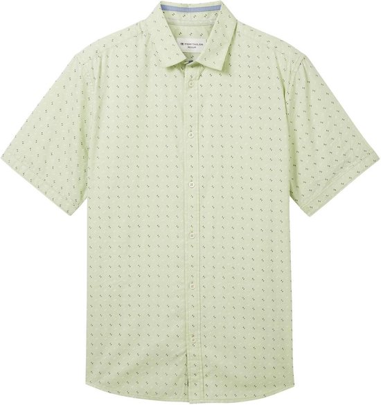Tom Tailor Overhemd Overhemd Met Grafische Print 1041351xx10 35377 Mannen Maat - XL