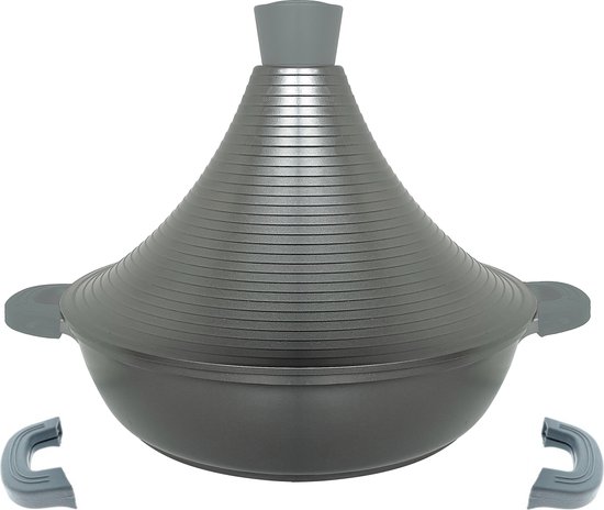 Cheffinger Tajine - 32cm - Grijs - Ovenbestendig - Inductie