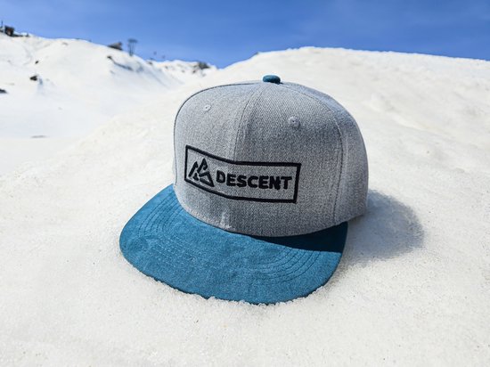 Descente | Casquette Snapback - Gris/ Petrol Pétrole - Casquette - Ajustable
