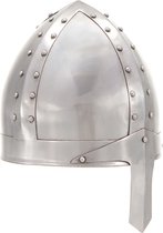 LuxeLivin' - Ridderhelm middeleeuws replica LARP staal zilverkleurig