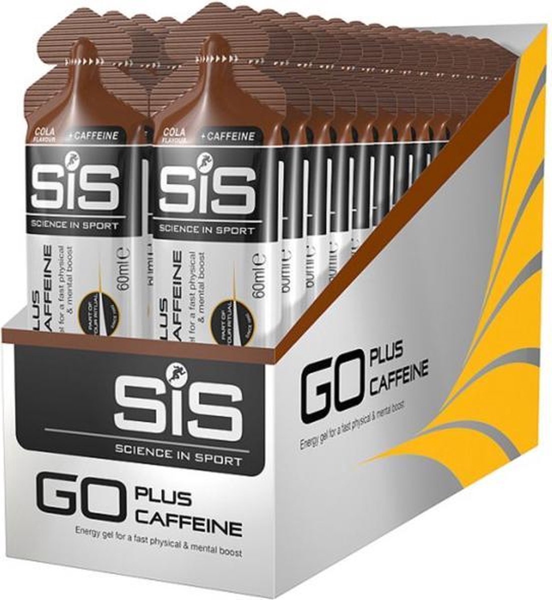 Goedkoopste Science in Sport - SiS Go Isotonic Energygel Caffeine - Energie gel - Isotone Sportgel - Cola Smaak - 30 x 60ml