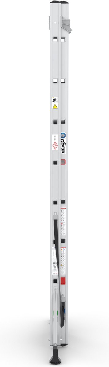 Professionele Ladder | 2-delig | 2x8 Sporten | reformladder | ladder | trapladder | schuifladder – foto 3