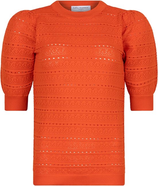 Lofty Manner T-shirt Top Sumaya Pb06 1 350 Orange Dames Maat - XS