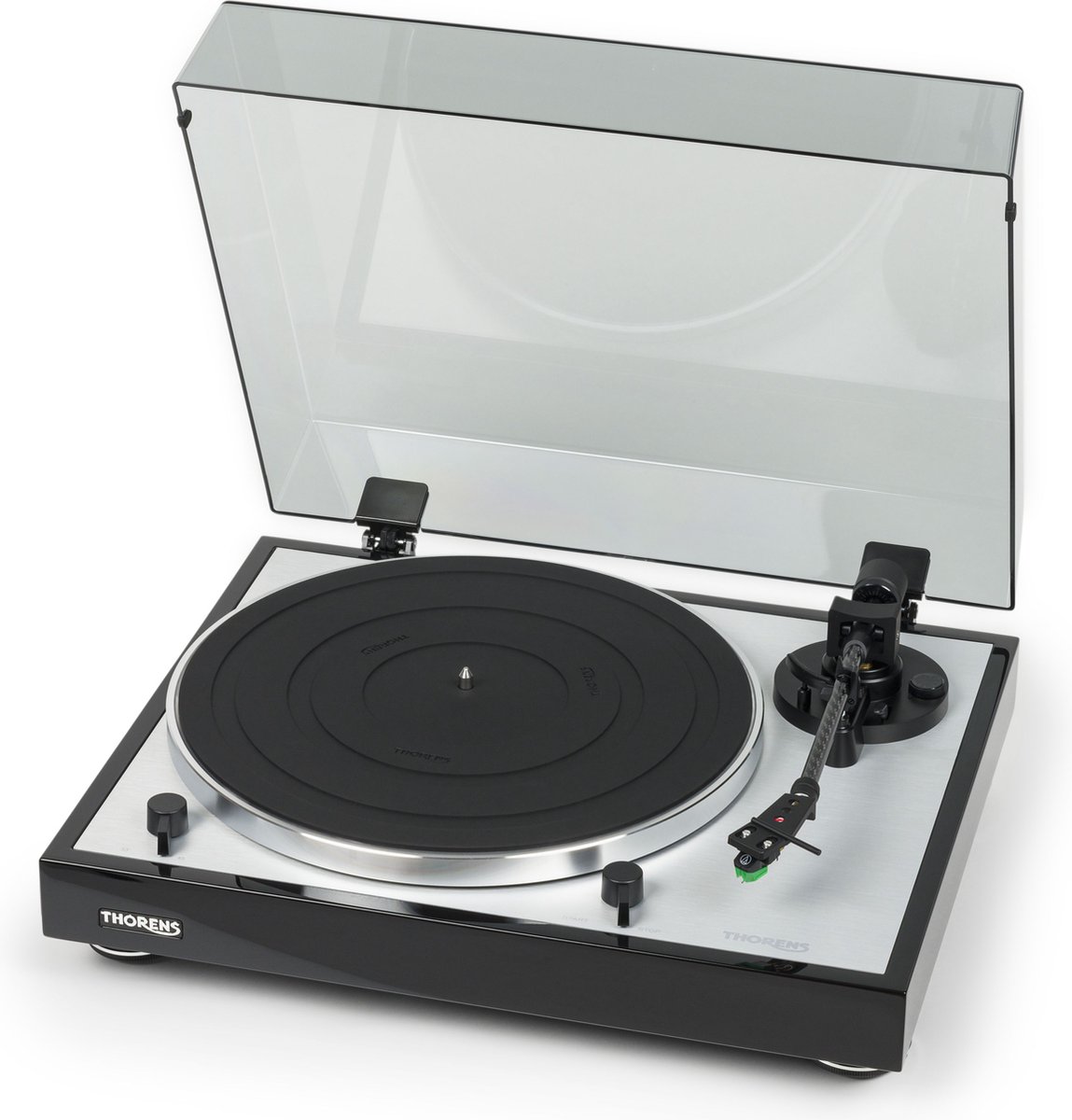 Thorens TD 402 DD zwart Platenspeler