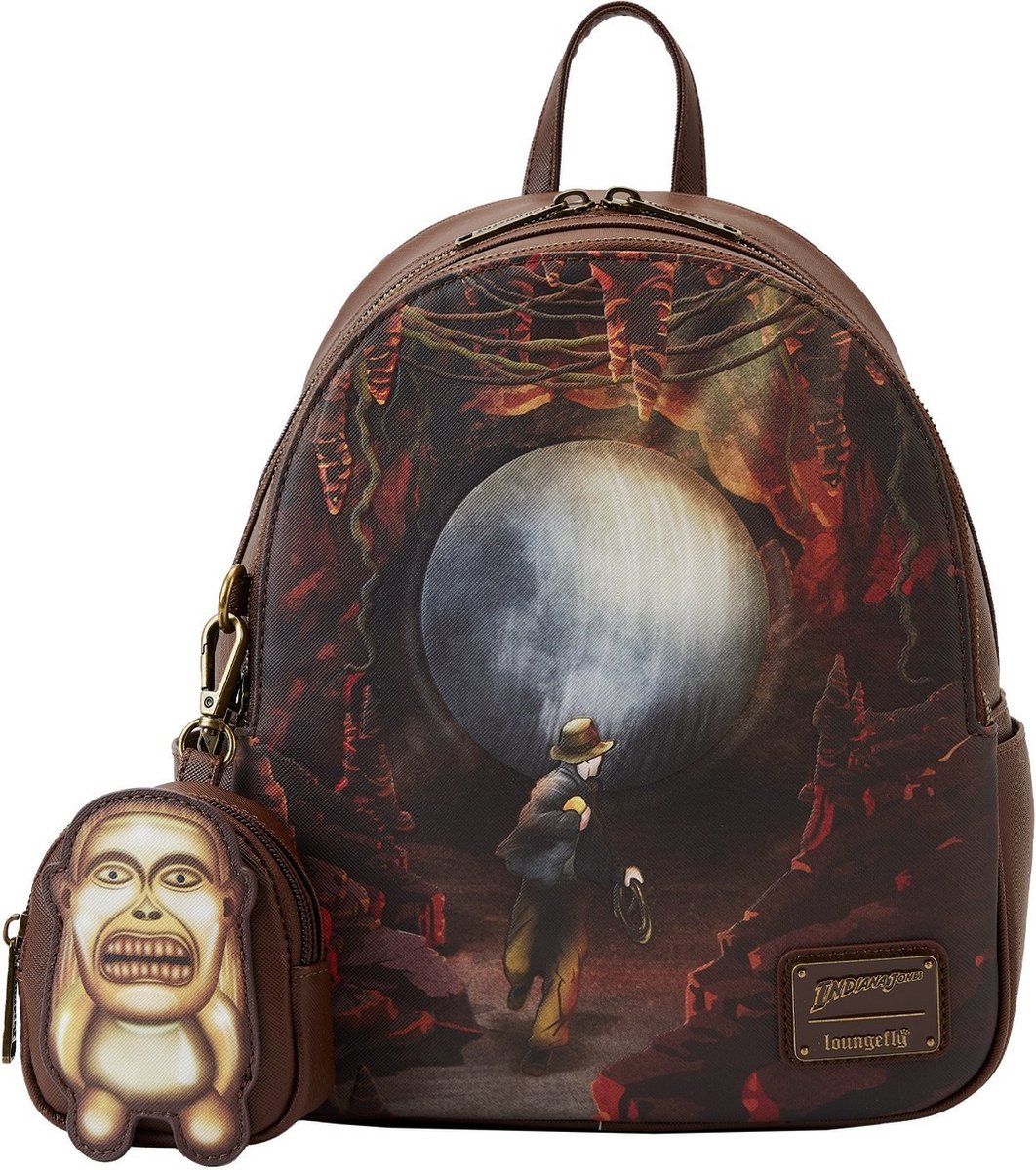 Loungefly: Universal Indiana Jones - Indiana Jones Raiders Mini Backpack With Coin Purse