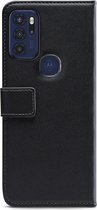 Mobilize Classic Gelly Wallet Telefoonhoesje geschikt voor Motorola Moto G60s Hoesje Bookcase Portemonnee - Zwart