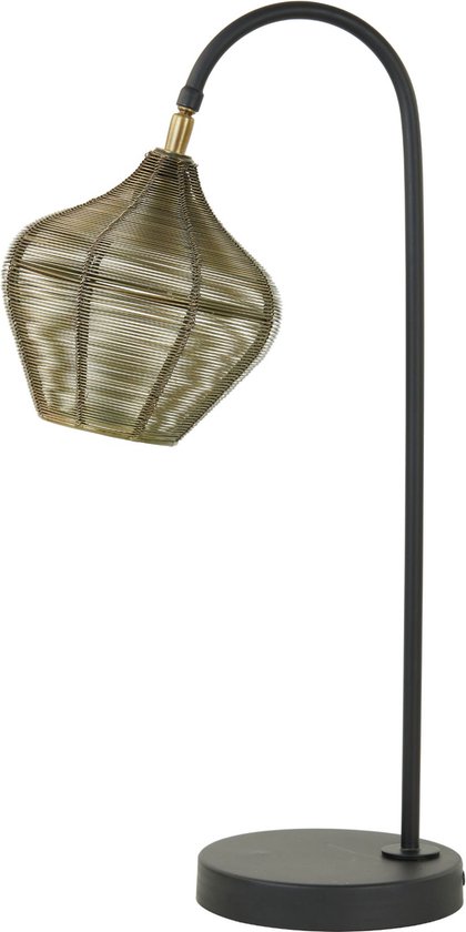 Light & Living Tafellamp Alvaro - Antiek Brons - 27x20x61 cm - Modern