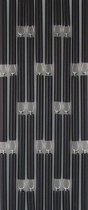 Vliegengordijnexpert - Vliegengordijn hulzen - Zwart - afm 90x210 cm