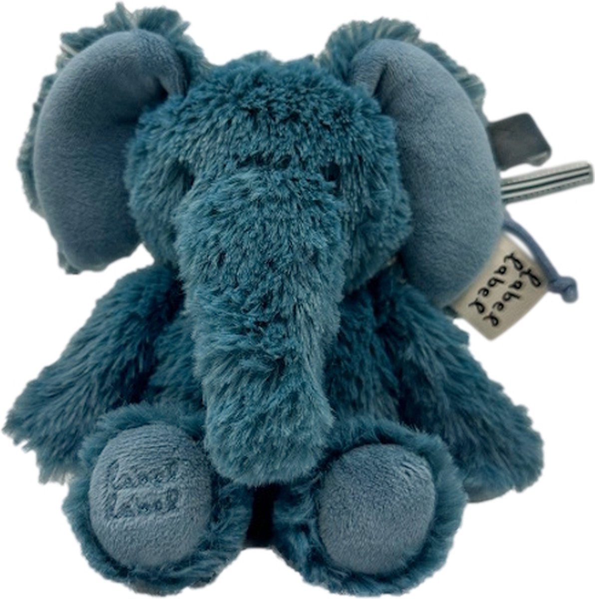 Label Label Elephant Elly Blauw 15 cm Knuffel