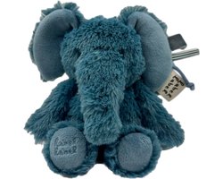 Label Label Elephant Elly Blauw 15 cm Knuffel