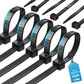 Premium Nylon Kabelbinders 150 x 3,6 mm - 100 Stuks | Multifunctionele Kunststof Kabelbinders met Veilig Zelfsluitmechanisme voor Huis, Tuin, Kantoor en Doe-Het-Zelf