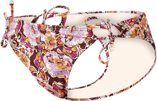 Brunotti Nolestina-Sakai Dames Bikini Broekje - Mix & Match - Bruin, Oranje, Roze