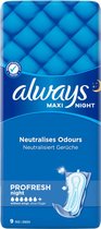Always Maxi Night Pads Small- 10 x 9 stuks voordeelverpakking